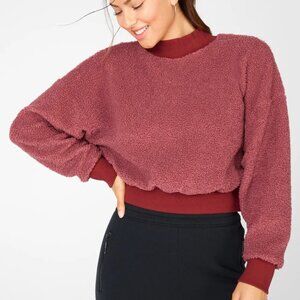 Fabletics Burgundy Pullover Sweater